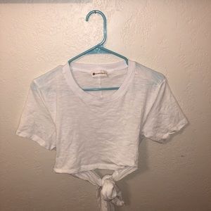 Tied crop top